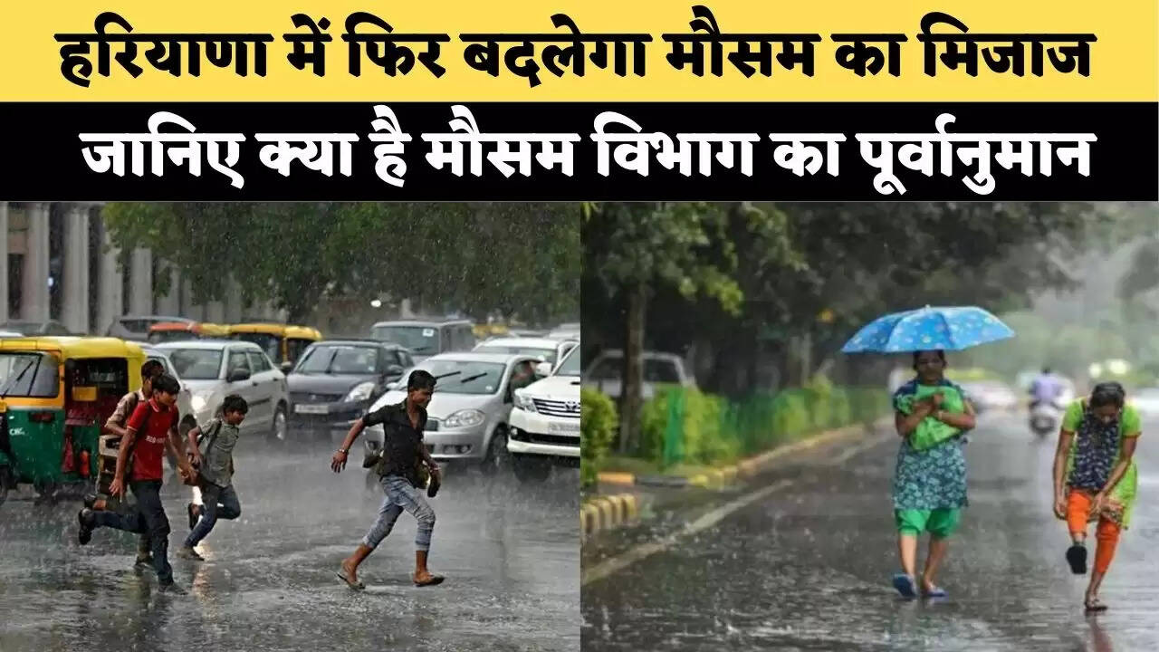 Haryana weather Update: हरियाणा में फिर बदलेगा मौसम का मिजाज, जानिये क्या है मौसम विभाग का पूर्वानुमान