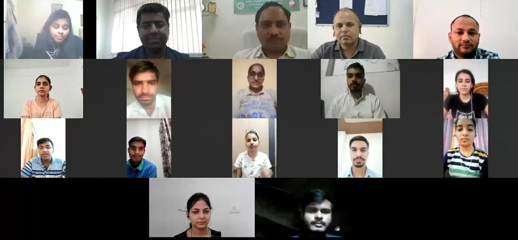 ‘आजादी अमृत महोत्सव श्रृंखला’ पर जीजेयू में हुई ऑनलाइन भाषण प्रतियोगिता