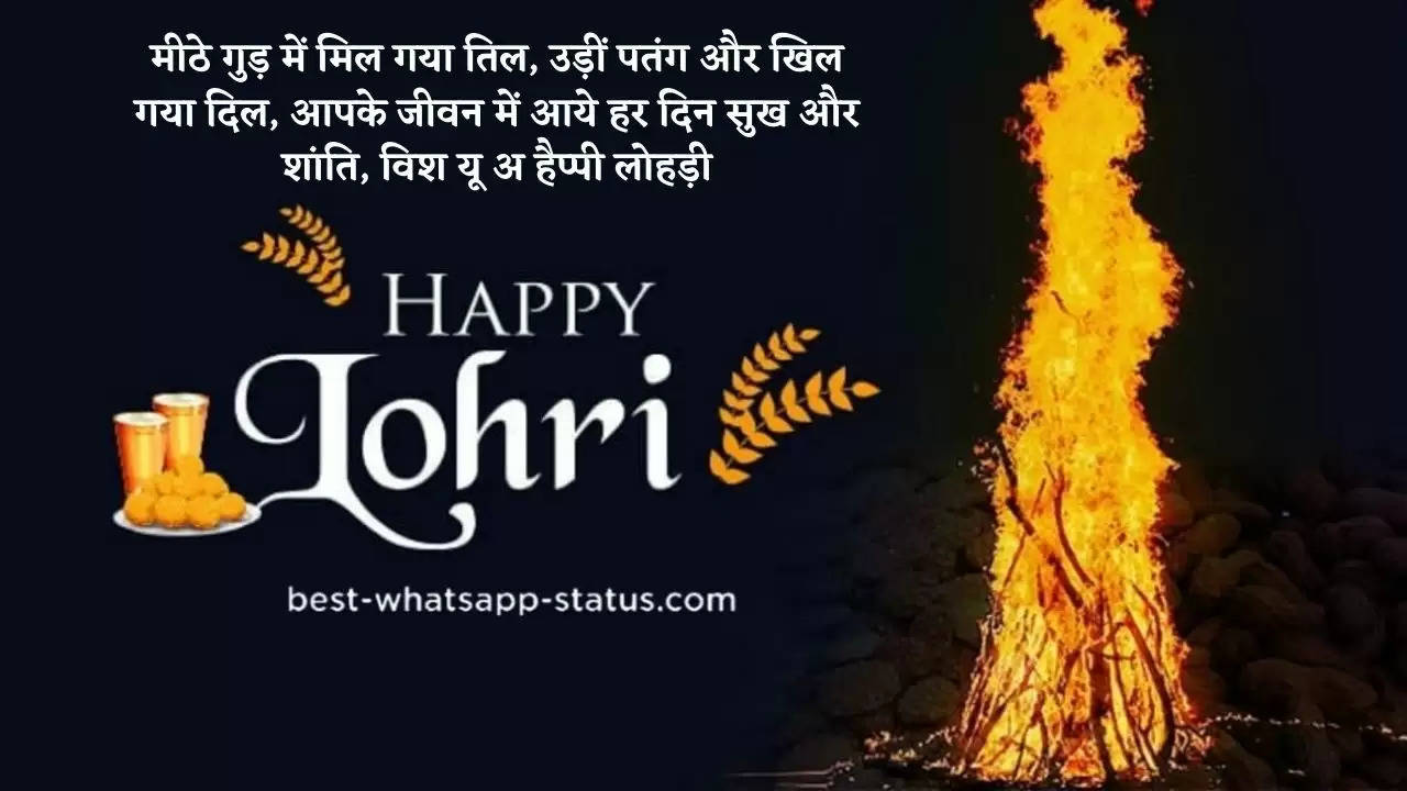 Happy Lohri whatsapp status : सोशल मीडिया पर ट्रेंड कर रहे हैं  Happy Lohri के ये top Status