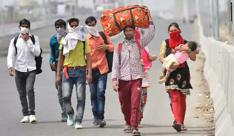 हरियाणा में लॉकडाउन प्रवासियों के लिए एक बार फिर बना मुसीबत, वापिस लौट रहे घर