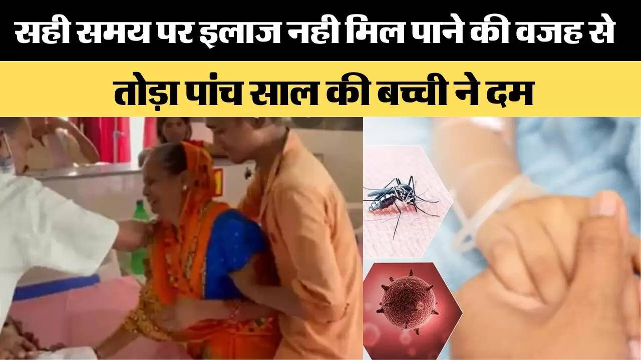 उत्तर प्रदेश में लगातार बढ़ता जा रहा डेंगू , मलेरिया का डर- सही समय पर इलाज नही मिल पाने की वजह से तोड़ा पांच साल की बच्ची ने दम
