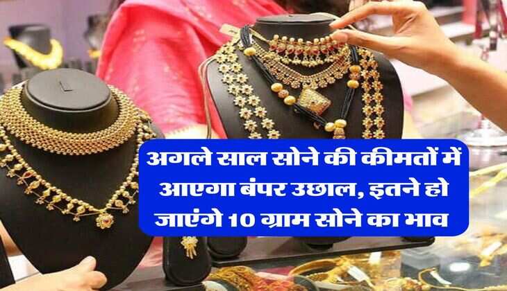 Gold Rate : अगले साल सोने की कीमतों में आएगा बंपर उछाल, इतने हो जाएंगे 10 ग्राम सोने का भाव&nbsp;