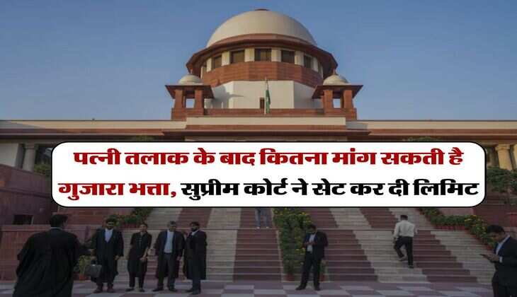 Supreme Court Decision : पत्नी तलाक के बाद कितना मांग सकती है गुजारा भत्ता, सुप्रीम कोर्ट ने सेट कर दी लिमिट
