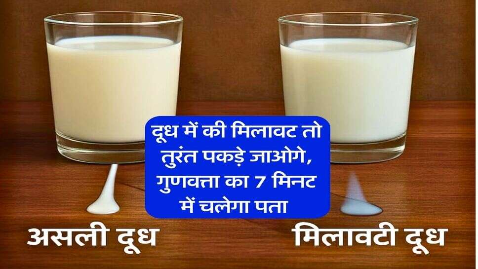 Milk Testing Kit : दूध में की मिलावट तो तुरंत पकड़े जाओगे, गुणवत्ता का 7 मिनट में चलेगा पता&nbsp;