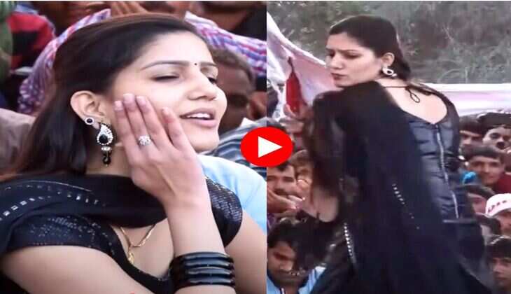 Sapna Choudhary Dance : काच्चे काट ले पर सपना चौधरी ने स्लोली स्लोली हिलाया हैव्वी फिगर