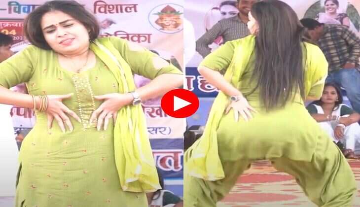 Haryanvi Dance Video : हरियाणवी गाने पर आरसी उपाध्याय ने स्लोली स्लोली लचकाई कमर, लोग बोले- क्या बात