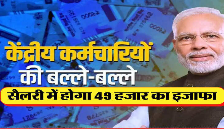 7th Pay Commission: कर्मचारियों की सैलरी में होगा 49 हजार का इजाफा, फिटमेंट फैक्टर पर आया बड़ा अपडेट