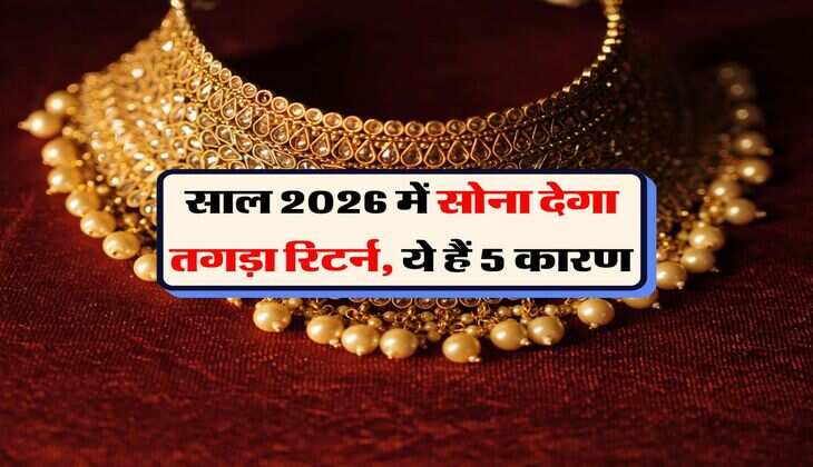 Gold Price : साल 2026 में सोना देगा तगड़ा रिटर्न, ये हैं 5 कारण