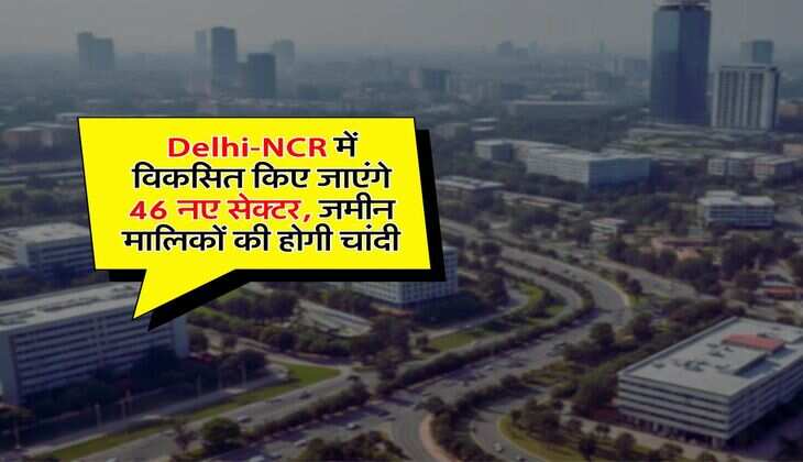 Delhi-NCR में विकसित किए जाएंगे 46 नए सेक्टर, जमीन मालिकों की होगी चांदी