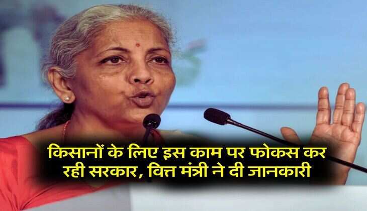 Agriculture News : किसानों के लिए इस काम पर फोकस कर रही सरकार, वित्त मंत्री ने दी जानकारी
