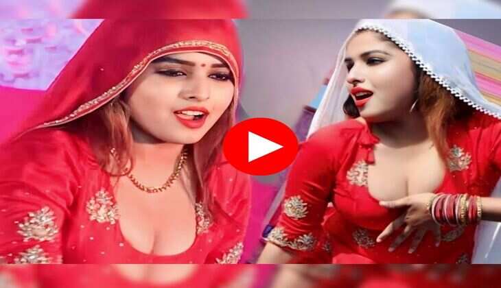 Haryanvi Dance : स्टेज पर मुस्कान बेबी ने हटा दिया दुपट्टा, बोली- मेरा के नापेगा भरतार