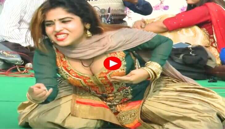 Haryanvi Dance : मुस्कान बेबी ने जबरदस्त डांस मूव्स से मचा दिया तलहका, हिला डाला अंग अंग