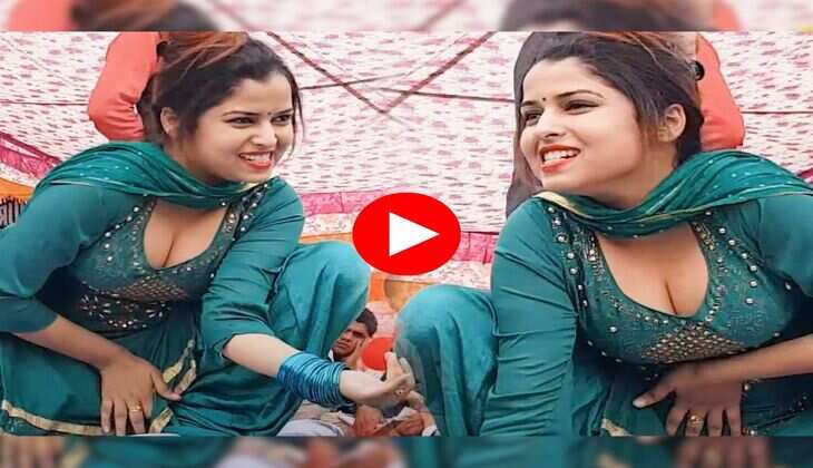 Haryanvi Dance : मुस्कान बेबी ने स्टेज पर काटा गदर, बूढ़ों के भी छूटे पसीने
