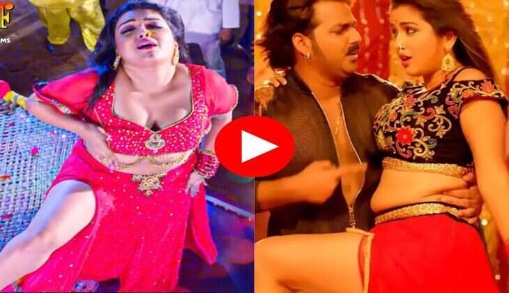 Bhojpuri Dance Video : राते दिया बुता के पिया गाने पर आम्रपाली दूबे पवन संग हुई रोमांटिक
