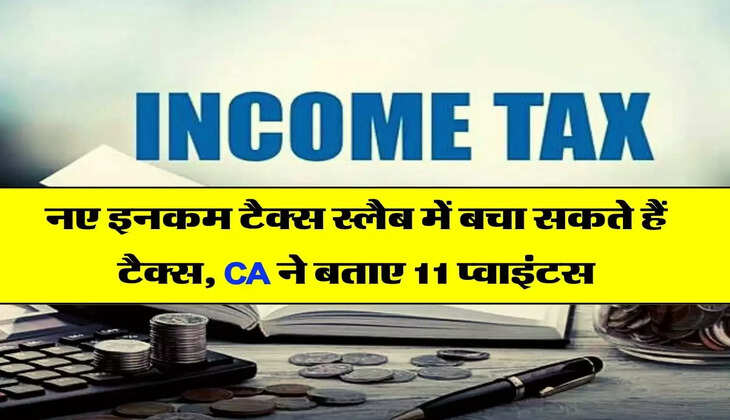 ITR : नए इनकम टैक्स स्लैब में बचा सकते हैं टैक्स, CA ने बताए 11 प्वाइंटस