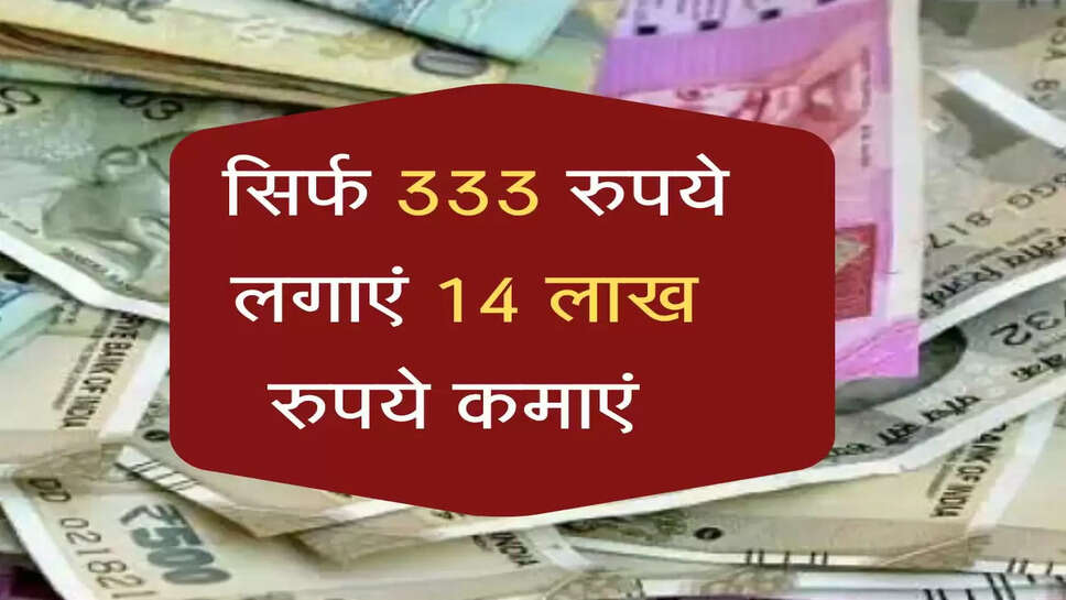  कमाल का फंड, सिर्फ 333 रुपये लगाएं 14 लाख रुपये कमाएं&nbsp;