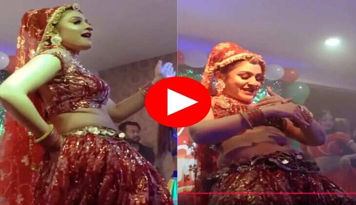 Gori Nagori Dance : गोरी नागोरी का स्टेज ने लगाएं जोरदार ठुमके, बना दिया माहौल