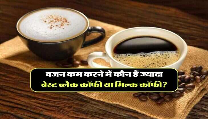 Health tips : वजन कम करने में कौन हैं ज्यादा बेस्ट, ब्लैक कॉफी या मिल्क कॉफी?