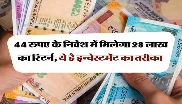 LIC investment: 44 रुपए के निवेश में मिलेगा 28 लाख का रिटर्न, ये है इन्वेस्टमेंट का तरीका 