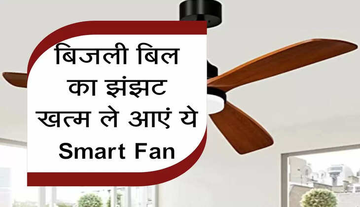 बिजली बिल का झंझट खत्म ले&nbsp;आएं ये Smart Fan