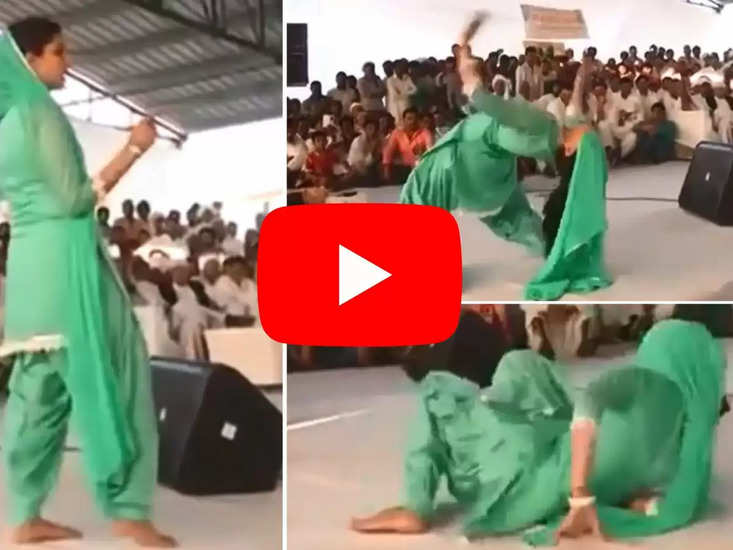 Sapna Choudhary Video: सपना चौधरी नाचते नाचते हो गई ऊप्स मोमेंट का शिकार