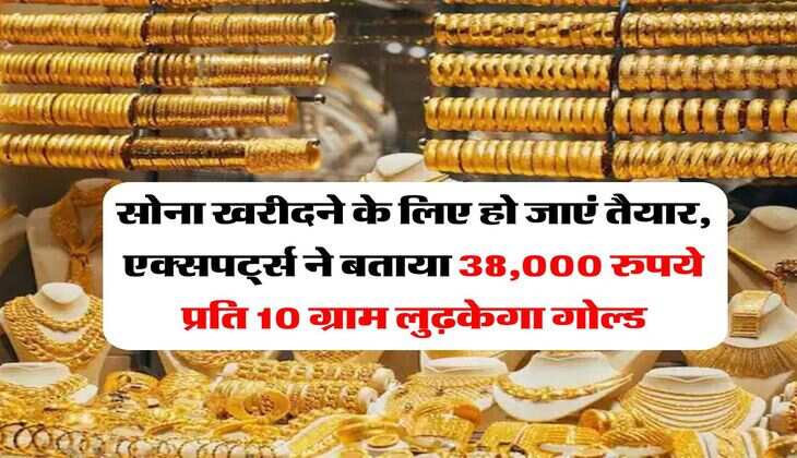 Gold Rate : सोना खरीदने के लिए हो जाएं तैयार, एक्सपर्ट्स ने बताया 38,000 रुपये प्रति 10 ग्राम लुढ़केगा गोल्ड