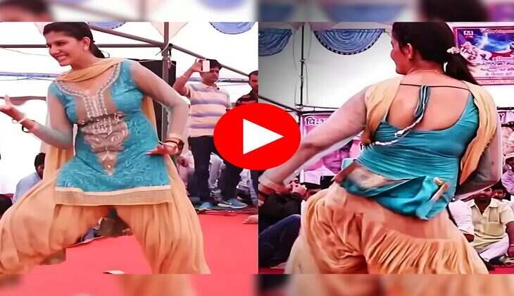 Sapna Choudhary Dance : सपना ने स्टेज पर लगाए जोरदार ठुमके, फैंस का मचला दिल