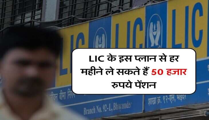 LIC के इस प्लान से हर महीने ले सकते हैं 50 हजार रुपये पेंशन