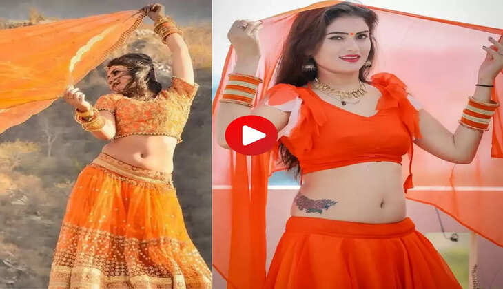 Gori Nagori ने लाल चोली पहन खुदा गवाह पर किया कमर तोड़ डांस, वीडियो हुआ वायरल