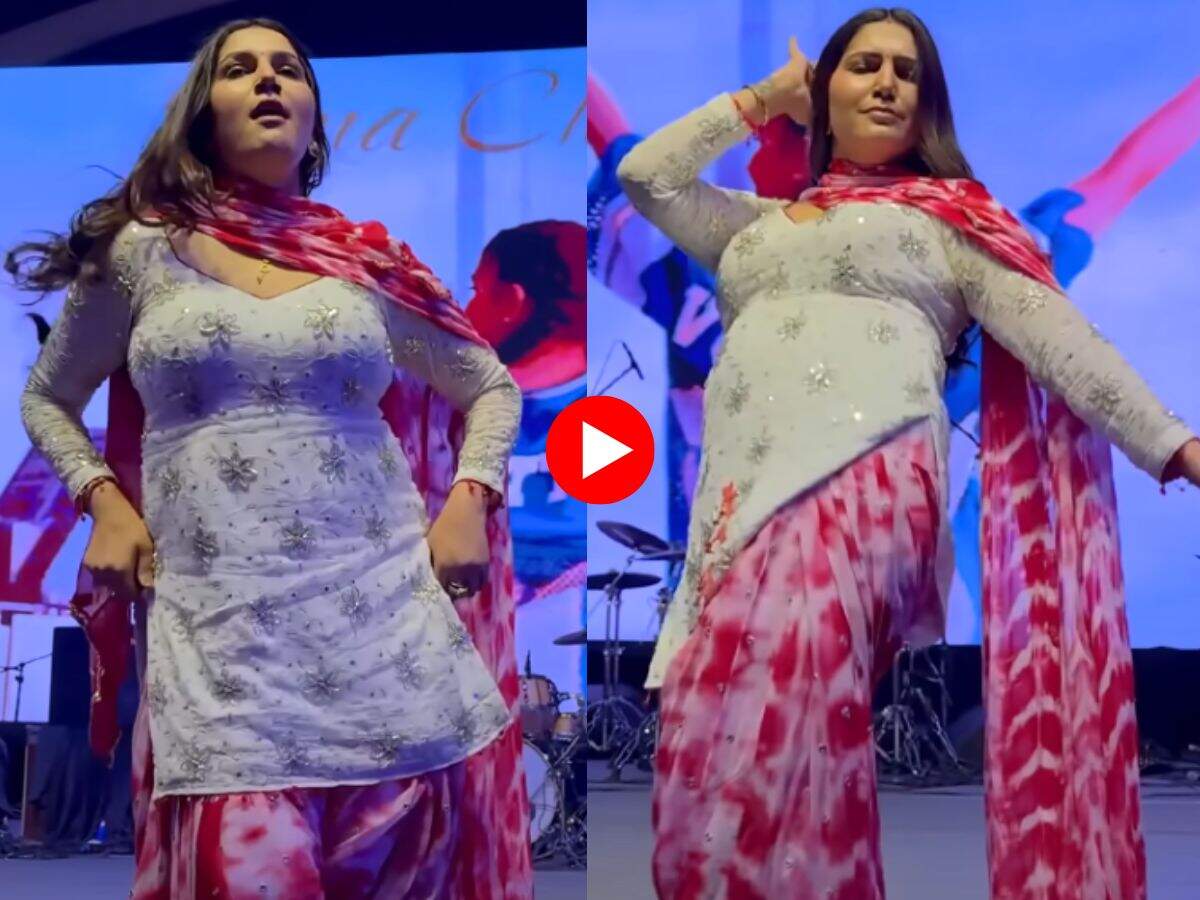 Sapna Choudhary ka Dance : 26 की उम्र में सपना ताबड़तोड़ लटके झटकों से लूट ली महफिल, बूढ़ों में भी आई जवानी