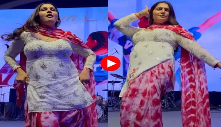 Sapna Choudhary ka Dance : 26 की उम्र में सपना ताबड़तोड़ लटके झटकों से लूट ली महफिल, बूढ़ों में भी आई जवानी