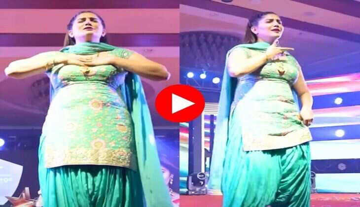 Sapna Choudhary Dance : घूंघट की ओट मैं पर सपना चौधरी ने किया गदर डांस, फैंस भरने लगी आहें&nbsp;