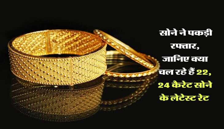 Gold Rate : सोने ने पकड़ी रफ्तार, जानिए क्या चल रहे हैं 22, 24 कैरेट सोने के लेटेस्ट रेट&nbsp;