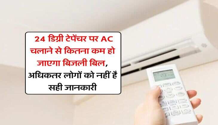 Air Conditioner : 24 डिग्री टेपेंचर पर AC चलाने से कितना कम हो जाएगा बिजली बिल, अधिकतर लोगों को नहीं है सही जानकारी