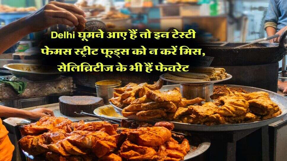 Delhi घूमने आए हैं तो इन टेस्टी फेमस स्ट्रीट फूड्स को न करें मिस, सेलिब्रिटीज के भी हैं फेवरेट