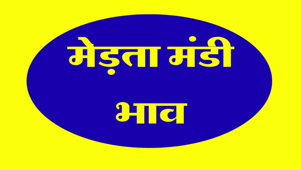 मेड़ता मंडी भाव 25 अक्टूबर 2026: मूंग, चना, जीरा और ग्वार के भाव स्थिर