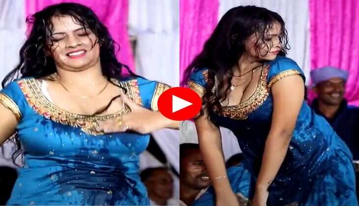 Haryanvi Dance : सपना ने बोतल लेकर खुद को पानी ने भिगोया, लेट लेटकर दिखाई अदाएं