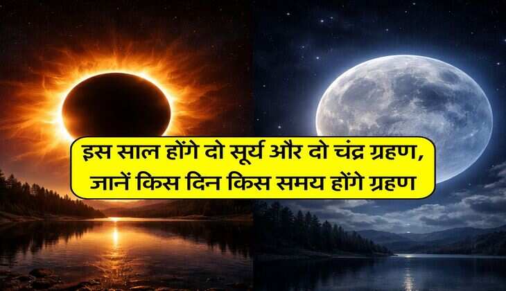 इस साल होंगे दो सूर्य और दो चंद्र ग्रहण, जानें किस दिन किस समय होंगे ग्रहण