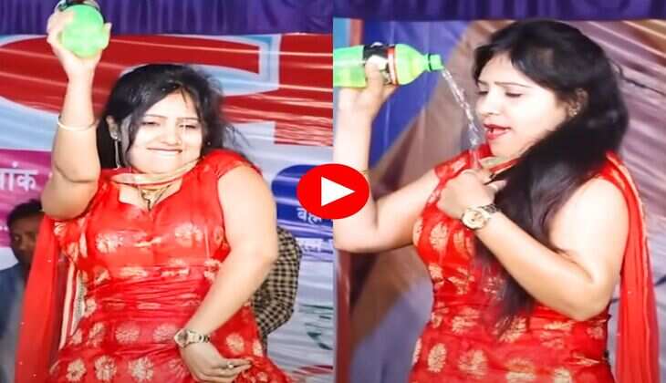Haryanvi Dance : रचना तिवारी ने सूट में बोतल खाली कर माहौल कर दिया गर्म, लगाए जबरदस्त ठुमके