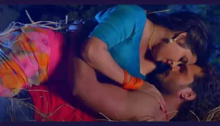 Bhojpuri:&nbsp;खेसारी लाल ने काजल राघवानी के साथ किया जमकर रोमांस, देखकर फैंस के छूट गए पसीने