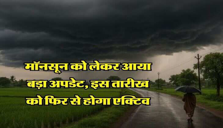 Monsoon Weather : मॉनसून को लेकर आया बड़ा अपडेट, इस तारीख को फिर से होगा एक्टिव