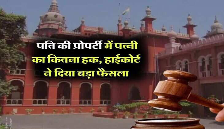 High Court : पति की प्रोपर्टी में पत्नी का कितना हक, हाईकोर्ट ने दिया बड़ा फैसला