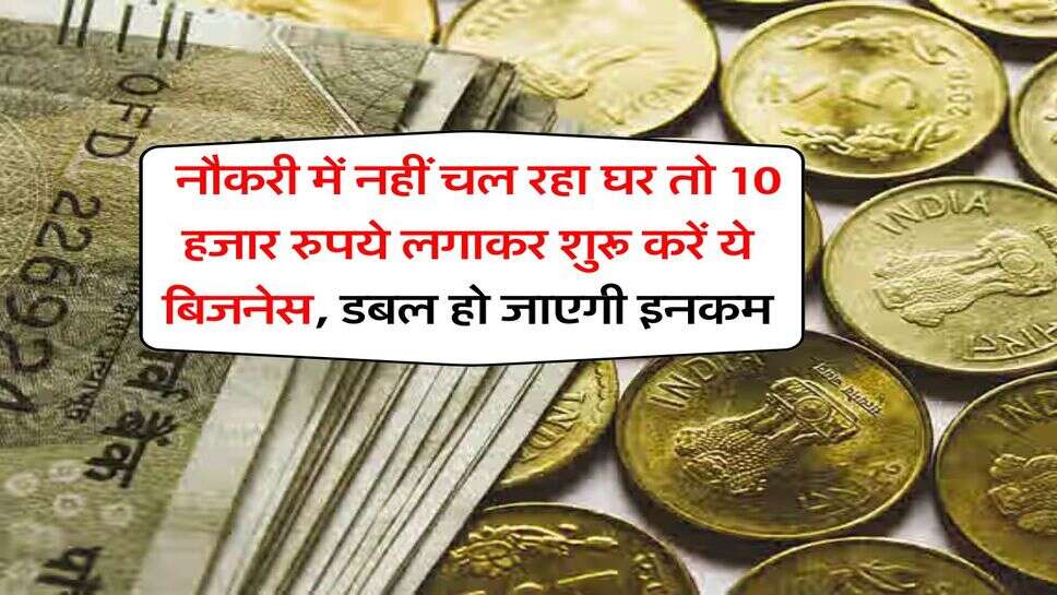 Business Idea : नौकरी में नहीं चल रहा घर तो 10 हजार रुपये लगाकर शुरू करें ये बिजनेस, डबल हो जाएगी इनकम