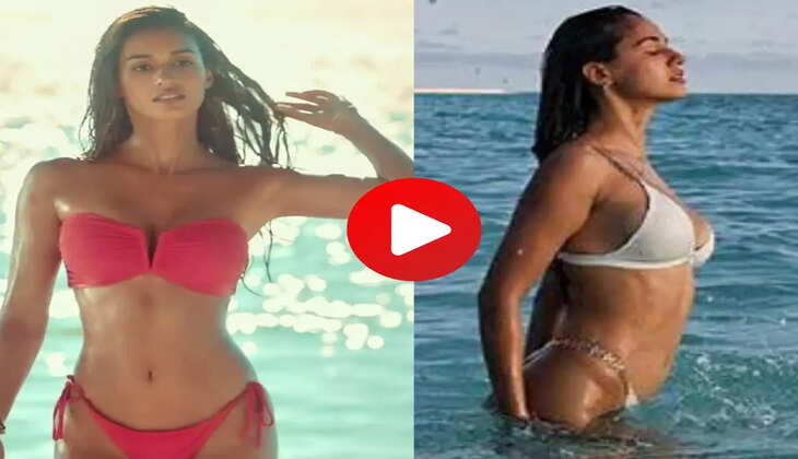 बिकिनी पहन पानी में उतरी Disha Patani, फैंस के दिलों में लगी आग