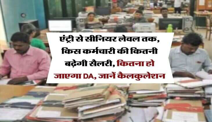 8th Pay Commission : एंट्री से सीनियर लेवल तक, किस कर्मचारी की कितनी बढ़ेगी सैलरी, कितना हो जाएगा DA, जानें कैलकुलेशन