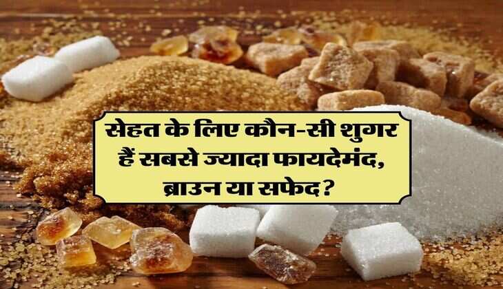 Health Tips: सेहत के लिए कौन-सी शुगर हैं सबसे ज्यादा फायदेमंद, ब्राउन या सफेद? जानिए एक्सपर्ट की राय