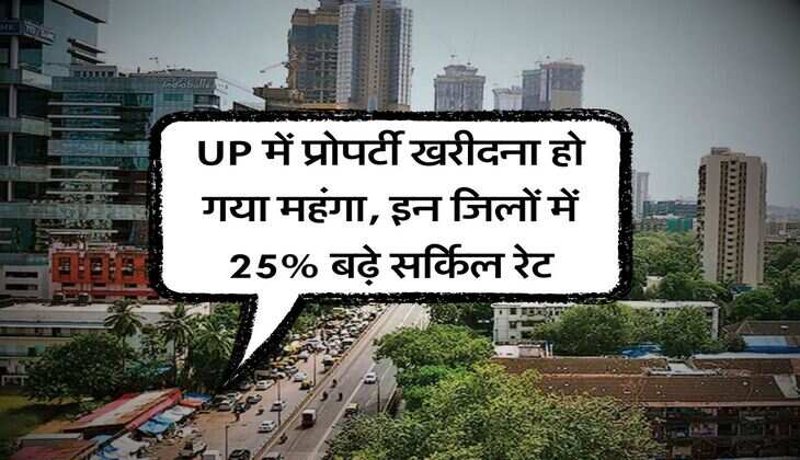 UP में प्रोपर्टी खरीदना हो गया महंगा, इन जिलों में 25% बढ़े सर्किल रेट