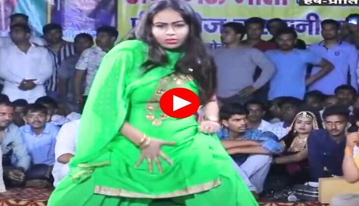 Monika Choudhary Dance : खुले बाल और टाइट सूट में मोनिका चौधरी स्लोली स्लोली लचकाई कमर, लोग बोले- बवाल