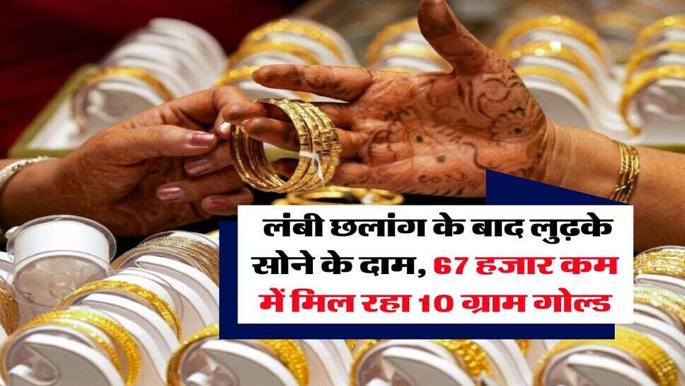 Gold Price 15 September : लंबी छलांग के बाद लुढ़के सोने के दाम, 67 हजार कम में मिल रहा 10 ग्राम गोल्ड