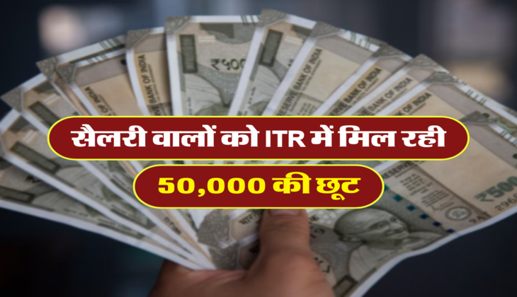 सैलरी वालों को ITR में मिल रही 50,000 की छूट